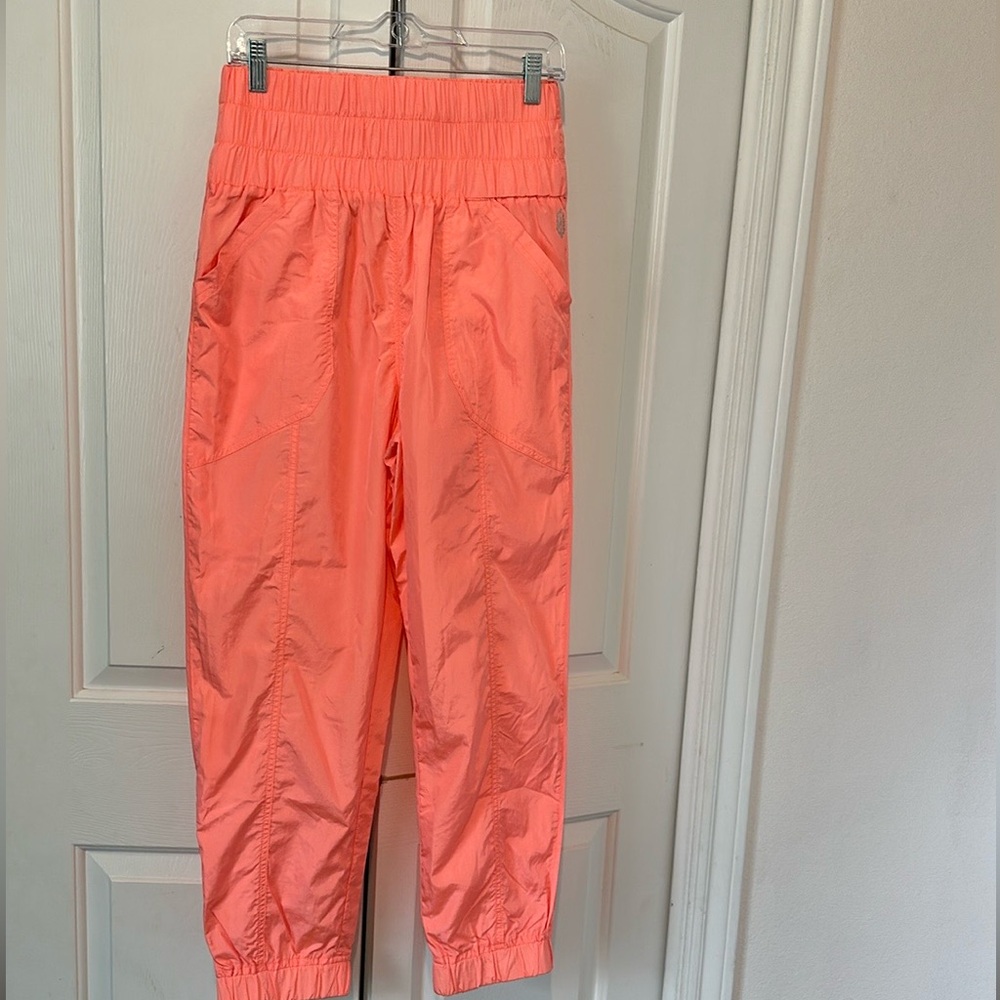 Free people women’s joggers in papaya punch